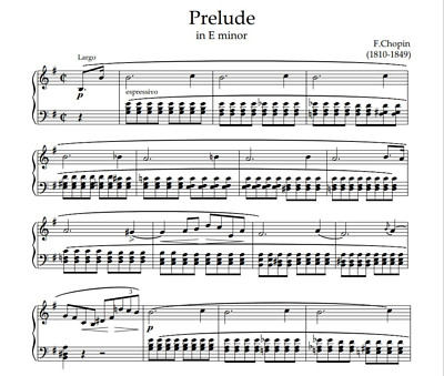 Frederic Chopin - Präludium e-Moll 