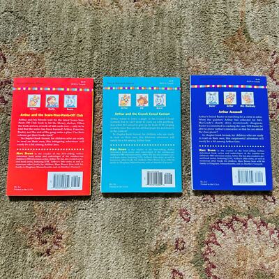 Arthur Chapter Books by Marc Brown Reading Level 3 - 4 PBS Kids 