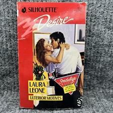 Romance Novel Book Ulterior Motives Mass Market Paperbound Laura Leone