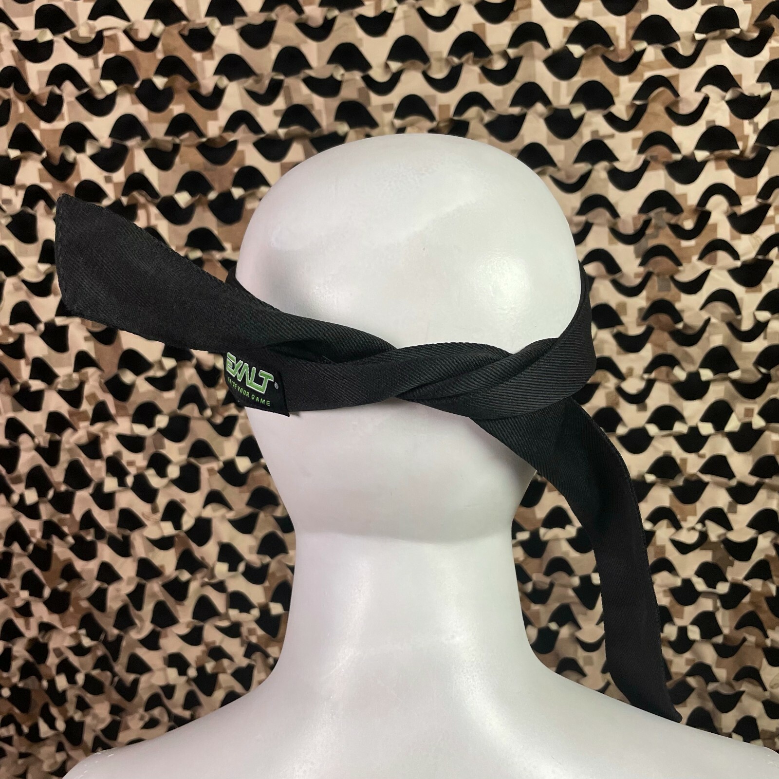 Exalt+Paintball+Headband+with+Microfiber++BLACK+WITH+LIME+TAG for sale