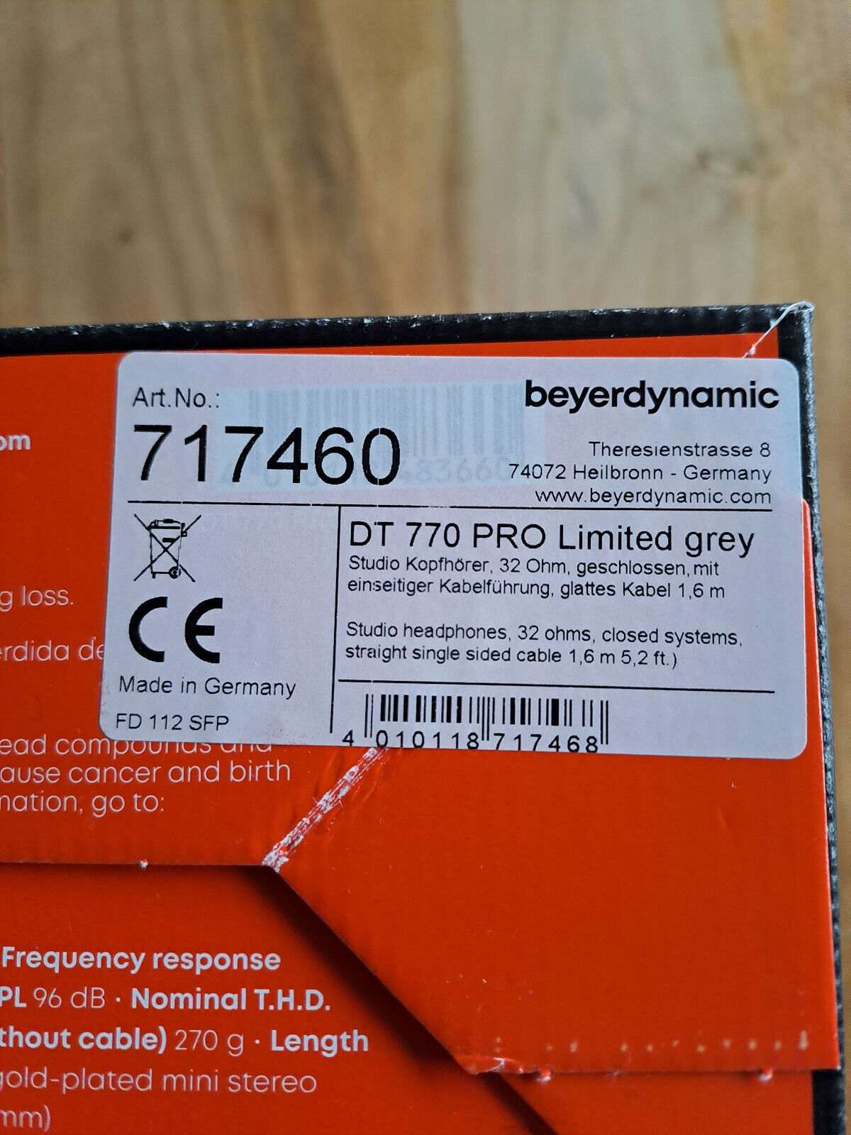 beyerdynamic Kopfhörer DT 770 Pro 32 Ohm Limited Grey Edition