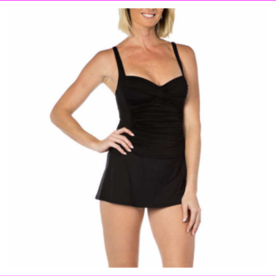 rose marie reid ladies swim dress Rose Marie Reid Women One Piece Sweetheart Swimdress, Black