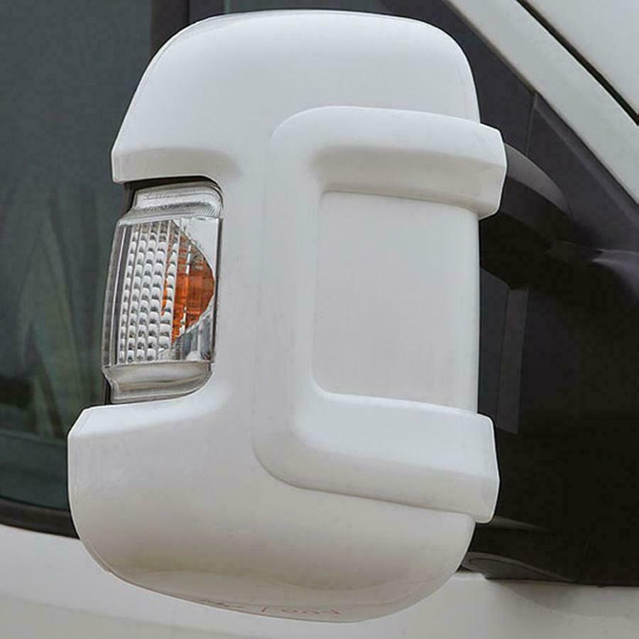 PROTECTIT PAIR LONG ARM MIRROR COVERS FITS FIAT DUCATO WHITE MOTORHOME