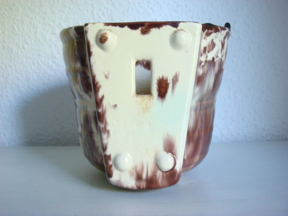 Vintage Wand Blumentopf Übertopf / Jasba | West German Pottery | 50er - Bild 3 von 4