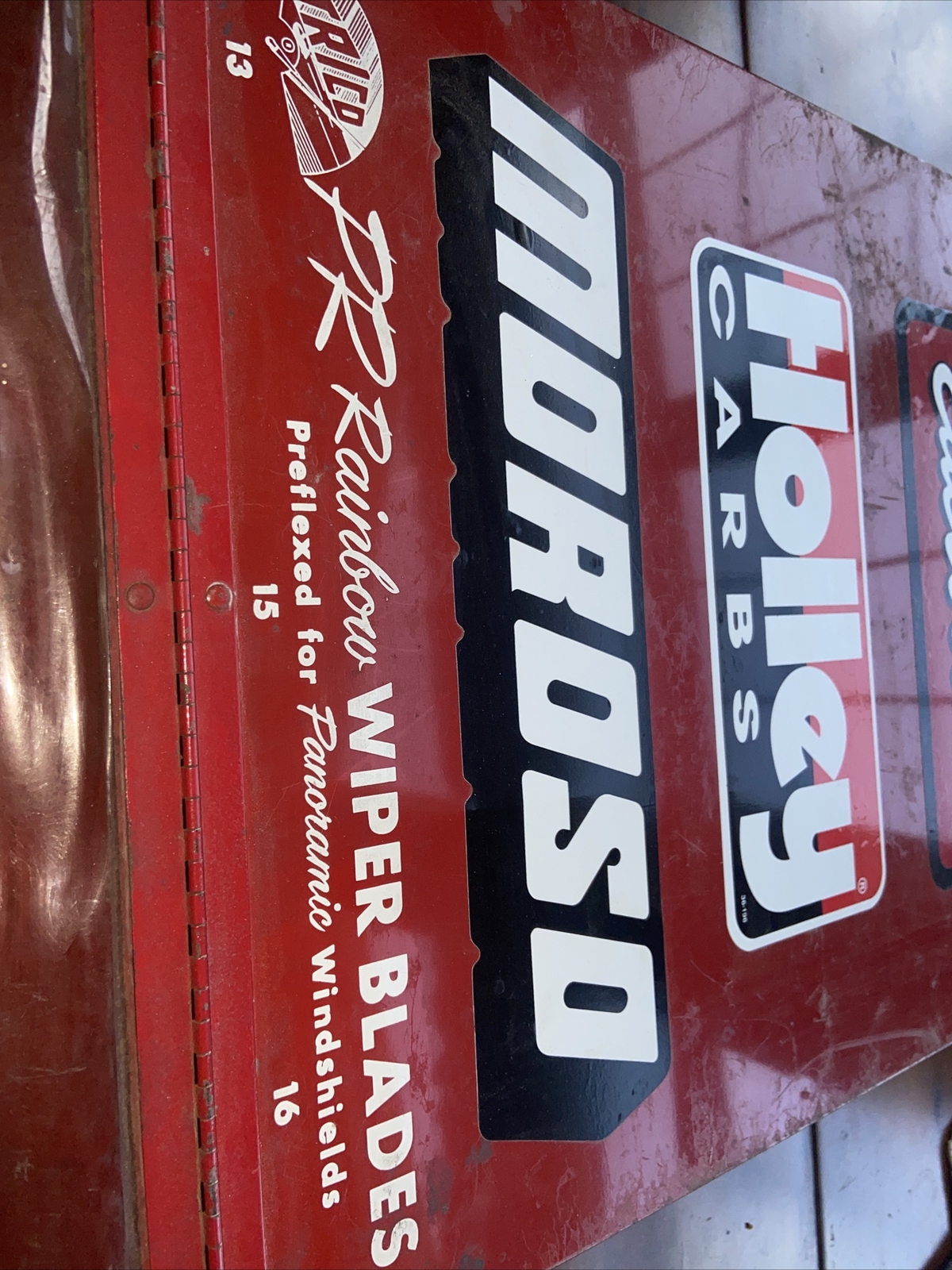 VINTAGE TRICO RAINBOW WIPER BLADES DEALER GAS SERVICE STATION DISPLAY 319 eBay