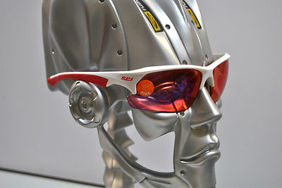 Occhiali RPJ TRACER White/Red Lens Racing Red/GLASSES RPJ TRACER WHITE/RED  LENS | eBay