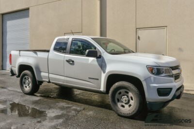 EOS Visors For 15-20 Colorado Extended Cab IN-CHANNEL Side Window Rain Guards