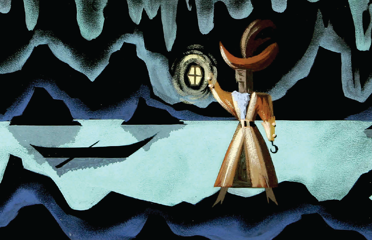 Mary Blair Disney Peter Pan Captain Hook Art Poster 13x19 Matte Print