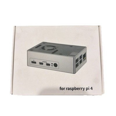 Raspberry Pi 4: Case & Power Cord Only (Product is in new condition). 