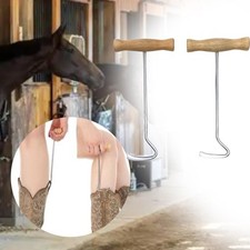 2 Stück Pferdestiefel Zieher Easy Grip mit Holzgriff Herren Damen Lang Stiefel Haken