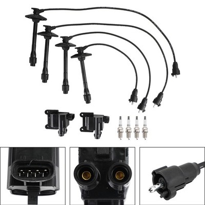 Ignition Coil+Wire+Spark Plug Kit UF180 Für Toyota Camry RAV4 L4