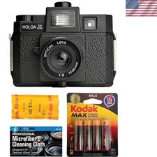 Holga 120GCFN Medium Format Camera with Accessories, Built-in Flash  Kodak Film