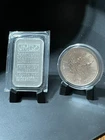 2018 1oz Canadian Silver Maple Leaf & 1oz Johnson Matthey Silver Bar