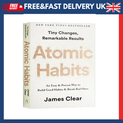 Atomic Habits by James Clear - Non Fiction - Paperback  Free&Fast delivery UK