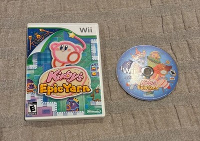 Kirby's Epic Yarn - Nintendo  Wii - Tested - Original Case