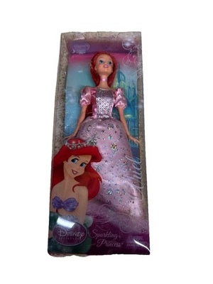 Disney Princess Ariel Sparkling Princess Barbie Doll 2009 Mattel New - Image 1 of 3