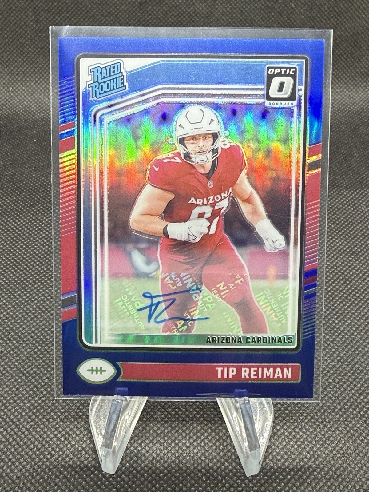 Tip Reiman Panini Donruss Optic #292 Autograph Blue