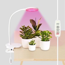 Grow Light for Indoor Plants, 360 Degree Adjustable Gooseneck with Blue Red L...