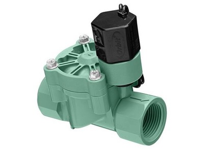 Orbit 57281 Underground Sprinkler Electric In-Line Straight Valve, 1 In.