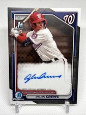 2024 Bowman Dylan Crews Chrome Auto 1st Prospect 🔥🔥