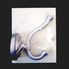 Satin Nickel Double Coat, Hat, Robe Towel Hook Holder Hanger Door Wall Silver