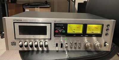 Vintage 1970s Hitachi D-800 Tape Deck Needs Belts *Read*