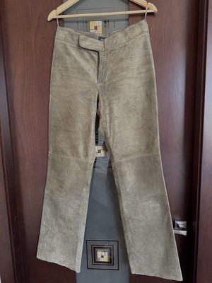 Pants Mexx Women Casual Suede Size M Olive Color