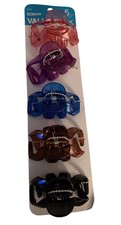 Conair Value Pack Jaw Clips for Hair Assorted Colors - Set of 5