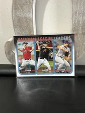 STRIDER,GALLEN,STEELE 2024 TOPPS N.L. WIN LEADERS #309 FREE SHIPPING