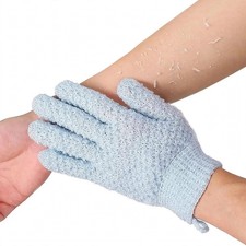 5-Finger Exfoliating Shower Glove | Deep Body Scrub Bath Glove Dead Skin Remover