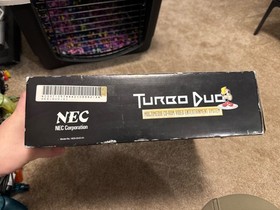TurboGrafx-CD/TurboDuo video game system CIB complete w/ matching serial box, ++