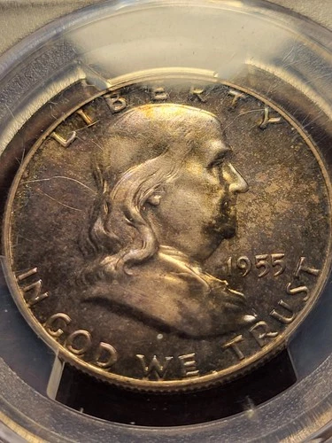 1955 Franklin Silver Half Dollar, PCGS PR66     inv01    g152