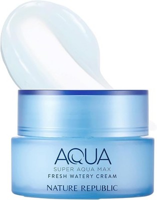 Nature Republic Super Aqua Max Fresh Watery Cream Looking Complexion 54g NEW