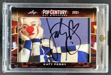 2021 Leaf Metal Pop Century Katy Perry Cut Signature Auto #PCC-KP1