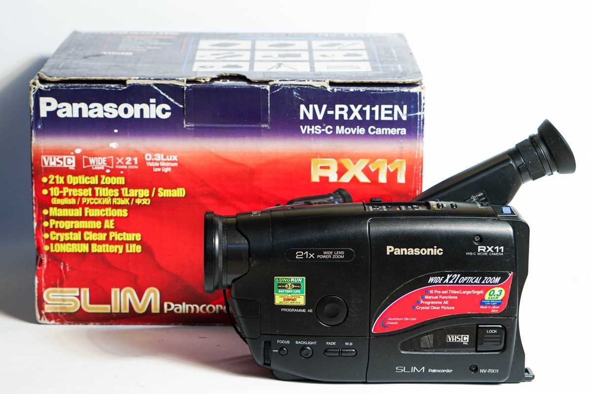 Panasonic NV-RX11 VHS-C Camcorder | BOXED Complete Set | 21x Zoom