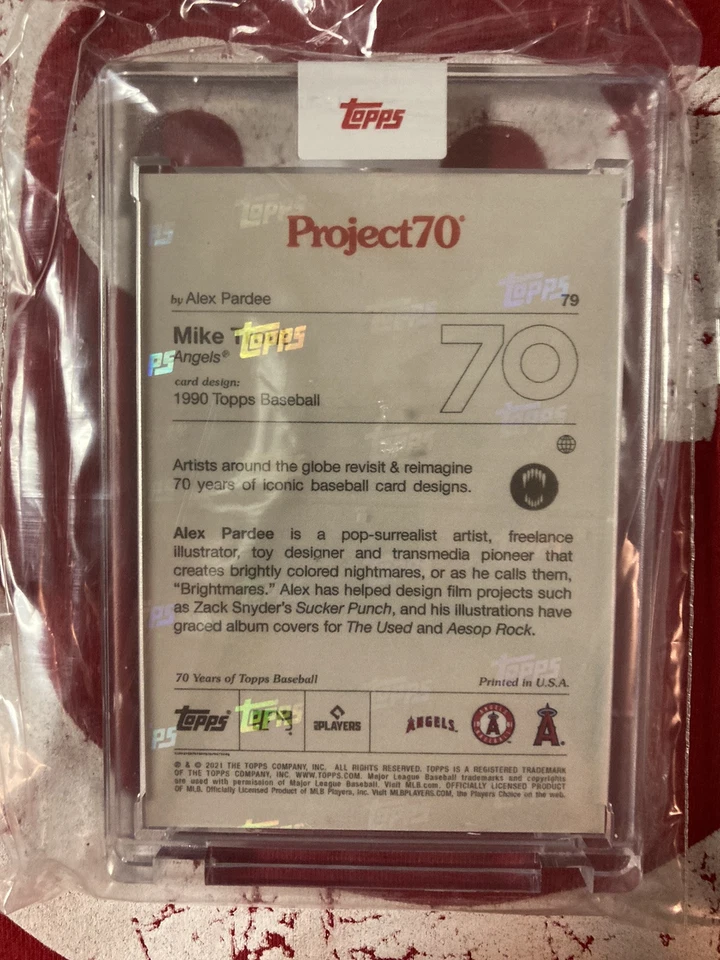 Mike Trout TOPPS PROJECT 2020 Jacob Rochester 85 PROJECT 70 Pardee #79 LOT x2 - Image 4 of 4