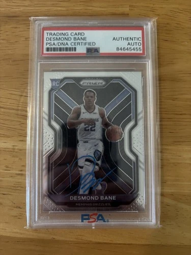 2020 Prizm Desmond Bane On Card Auto PSA/DNA Authentic Auto