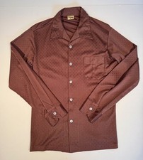 Vintage Stuart Mann of California Long Sleeve Black Shirt Size Medium