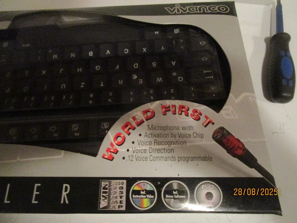 Vivanco TASTATUR Sprachgesteuert PS/2 WINDOWS PCs mit Anleitung - Bild 3 von 4