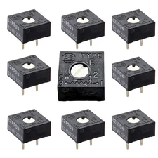 10pcs Allen-Bradley 500K Ohm Single Turn Trimmer Potentiometer E2A504