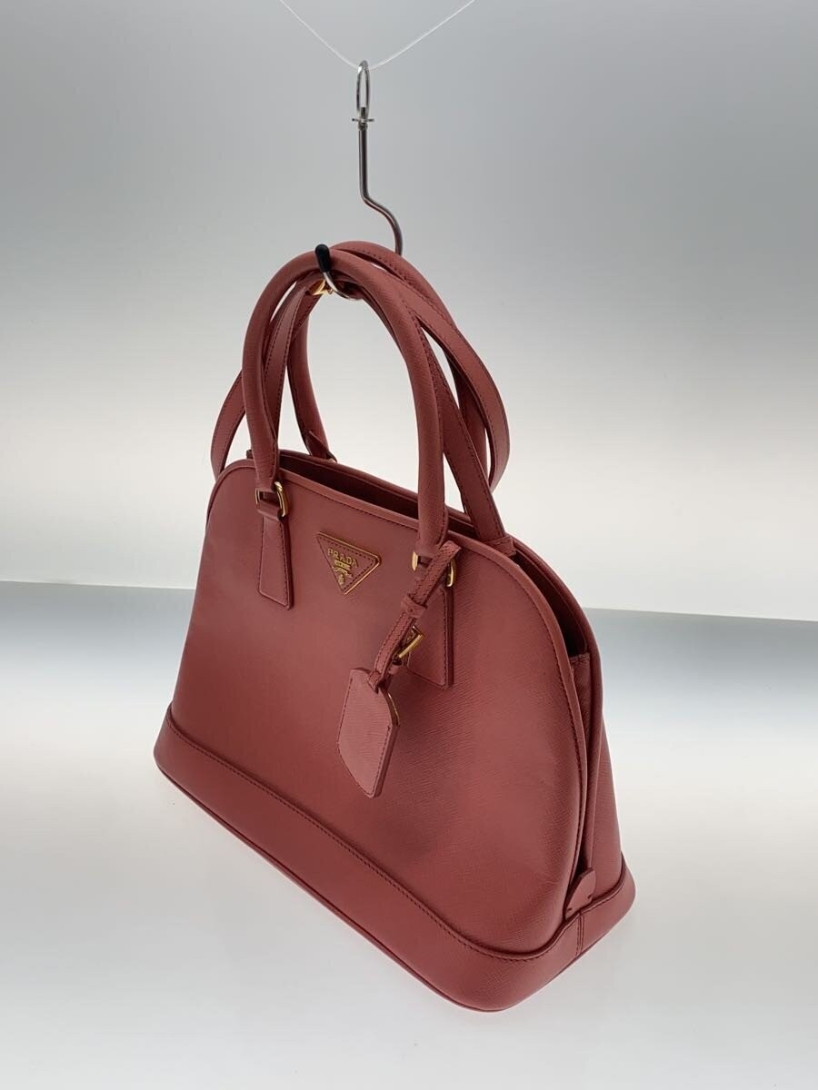PRADA Handbag Leather PNK Solid BN2567 Scratches on Hardware thumbnail 2