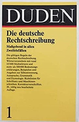 Die Rechtschreibung Hardcover Duden