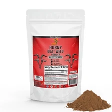 Horny Goat Weed Male Enhancement and Natural Testosterone Booster Powder 100g