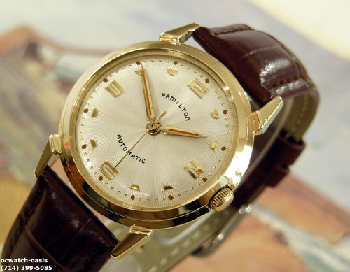 1950's Vintage HAMILTON AUTOMATIC , Stunning Dial, Serviced and warranty