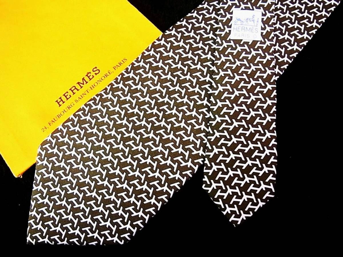 HERMÈS Cravatta uomo HERMES Francia vera seta cravatta abito classico lusso multicolore Y215