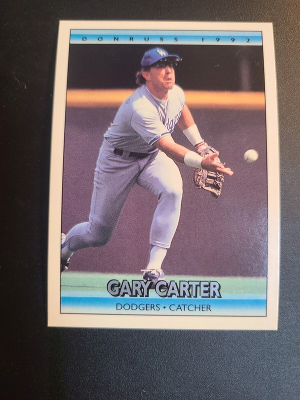Gary Carter 1992 Donruss #36 Los Angeles Dodgers Baseball card New York Mets HOF