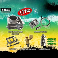 Yamaha Nmax Cylinder Barrel Camshaft Injector Bore Up 177cc Set Racing Part