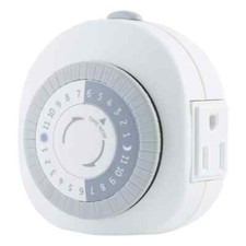 GE 24-Hour Indoor Plug-In 1-Outlet Timer