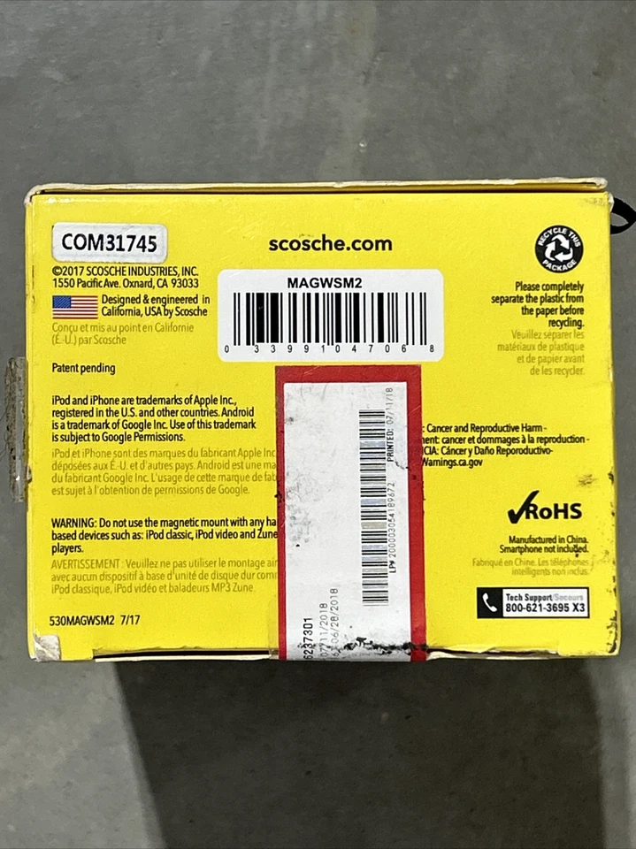 Scosche MagicMount Magnetic Mount for Mobile Devices (MAGWSM2) *NEW* - Image 4 of 4