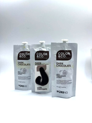 3x Puring Conditioning & Nourishing Colour Mask Dark Chocolate 50ml G19